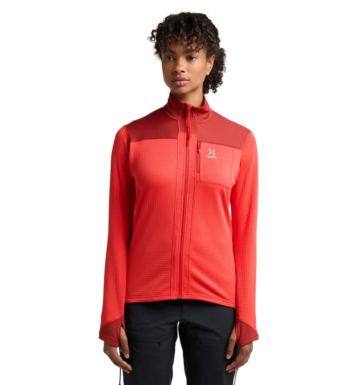 ROC Spitz Mid Jacket Women Poppy Red/Corrosion