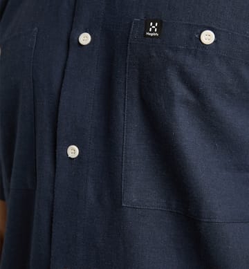 Curious Hemp SS Shirt Men Tarn Blue