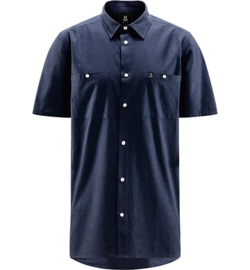 Curious Hemp SS Shirt Men Tarn Blue