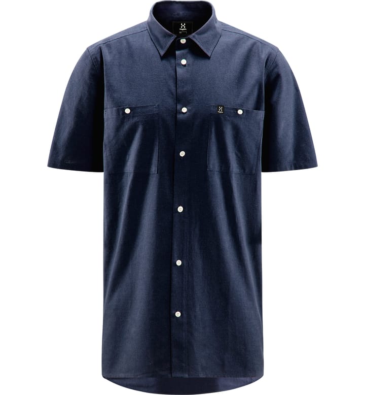 Curious Hemp SS Shirt Men Tarn Blue