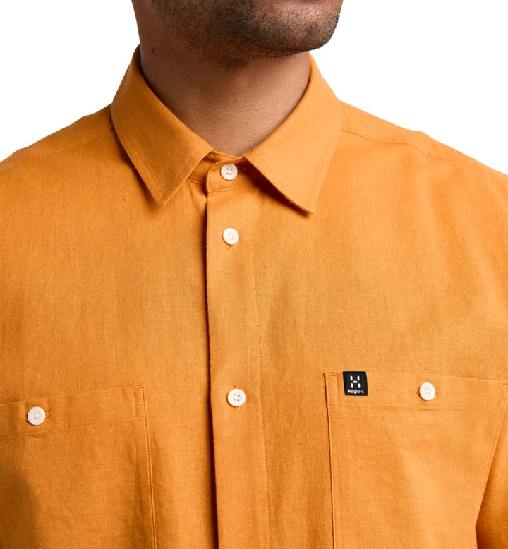 Curious Hemp SS Shirt Men Desert Yellow