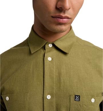 Curious Hemp SS Shirt Men Olive Green