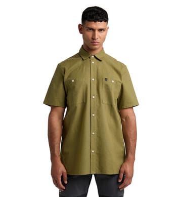 Curious Hemp SS Shirt Men Olive Green