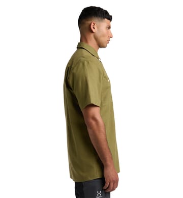 Curious Hemp SS Shirt Men Olive Green