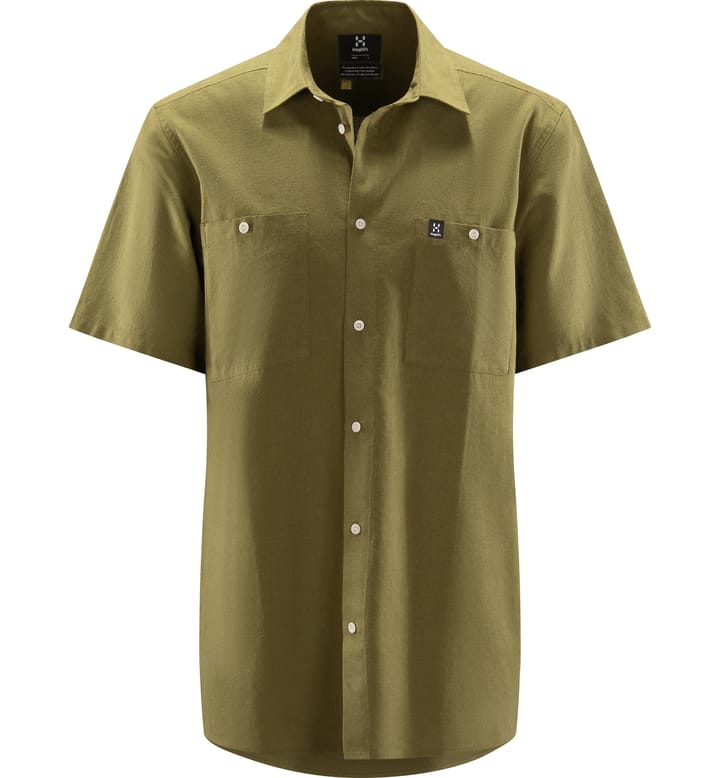 Curious Hemp SS Shirt Men Olive Green