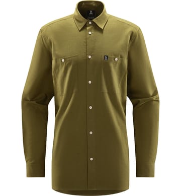 Curious Hemp Shirt Men Olive Green