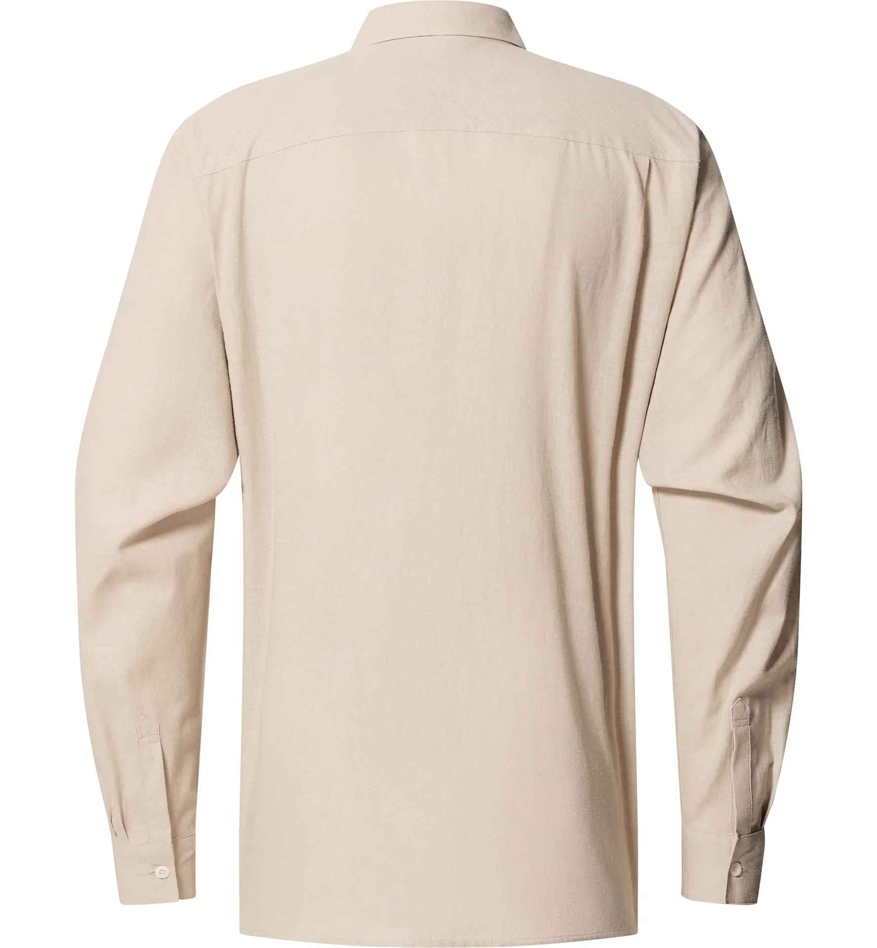 Curious Hemp Shirt Men Chalk Beige