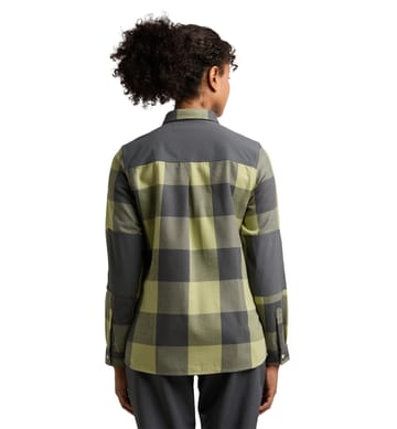 Timmer Shirt Women Thyme Green/Magnetite