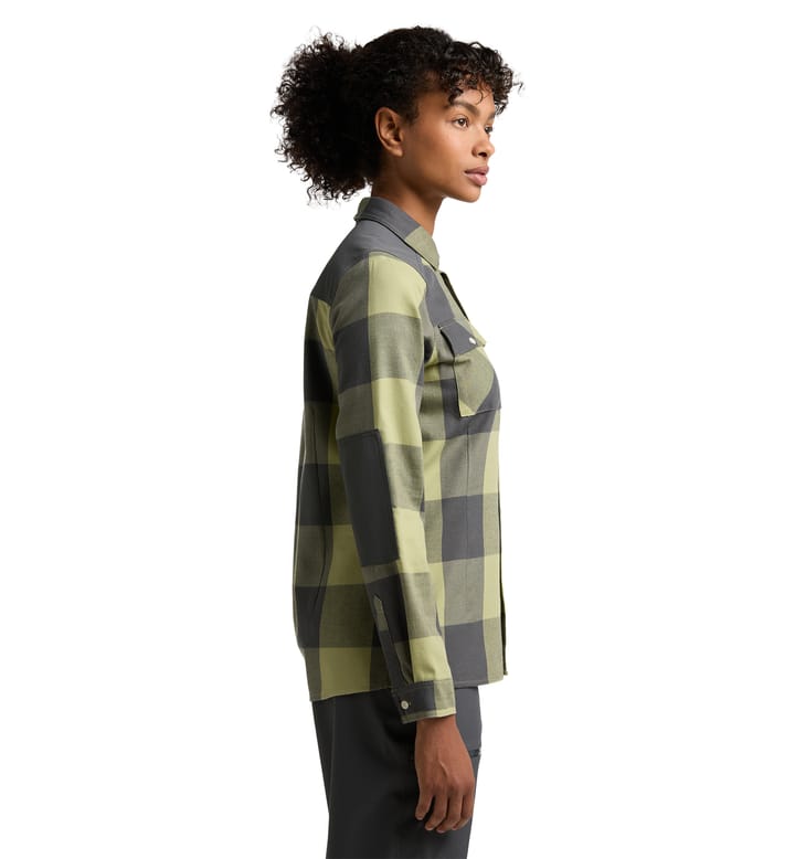 Timmer Shirt Women Thyme Green/Magnetite