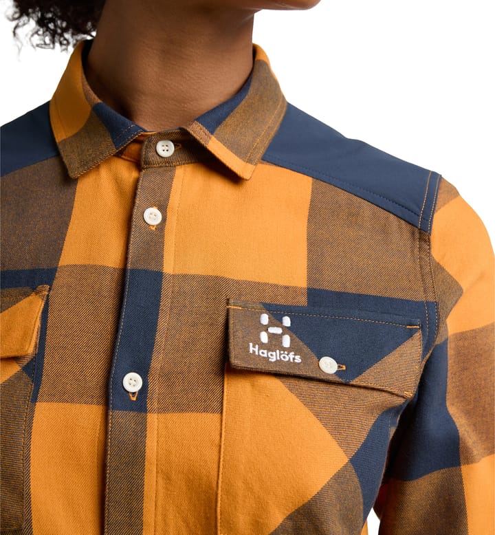 Timmer Shirt Women Desert Yellow/Tarn Blue Timmer Shirt Women Desert Yellow/Tarn Blue