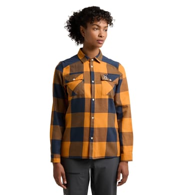 Timmer Shirt Women Desert yellow/Tarn blue