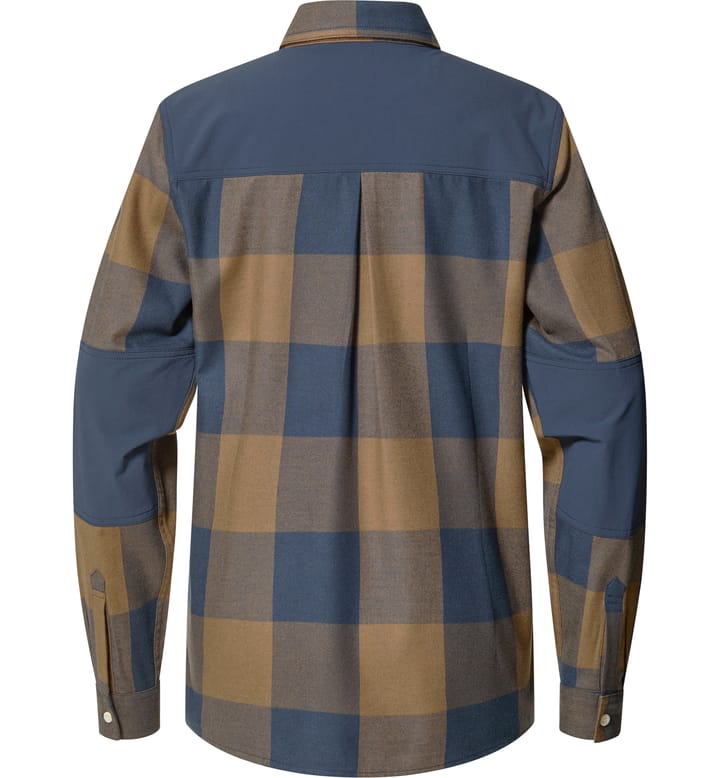 Timmer Shirt Women Teak Brown/Tarn blue Timmer Shirt Women Teak Brown/Tarn blue