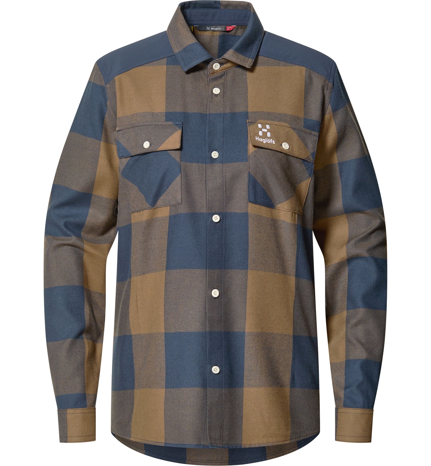 Timmer Shirt Women Teak Brown/Tarn blue