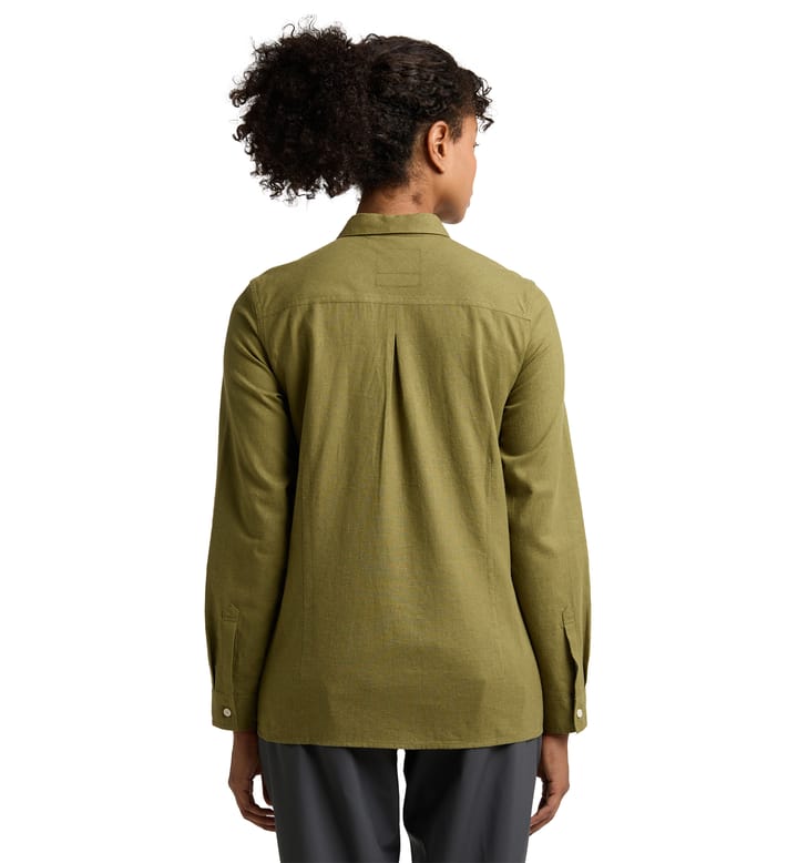 Curious Hemp Shirt Women Olive Green