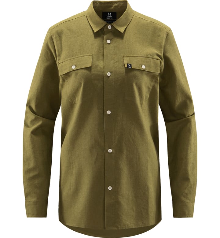 Curious Hemp Shirt Women Olive Green