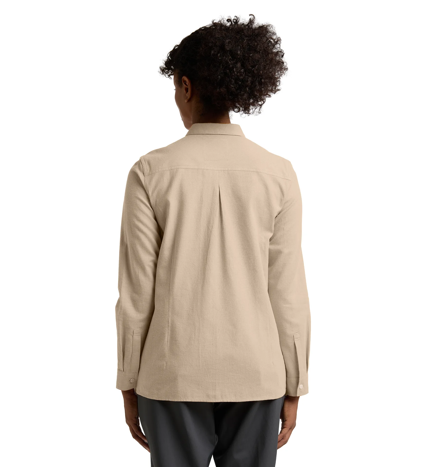 Curious Hemp Shirt Women Chalk Beige