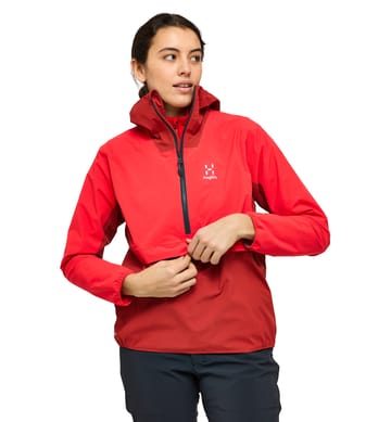 Sparv Proof Anorak Women Poppy Red/Corrosion
