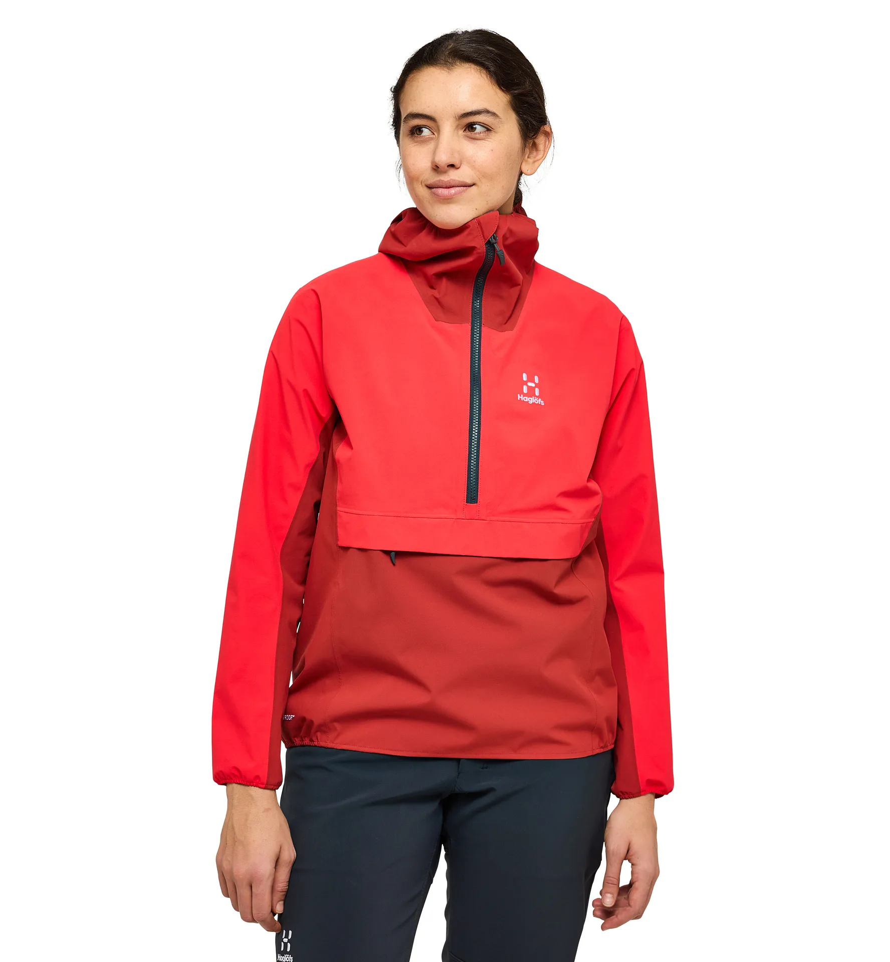 Sparv Proof Anorak Women Poppy Red/Corrosion
