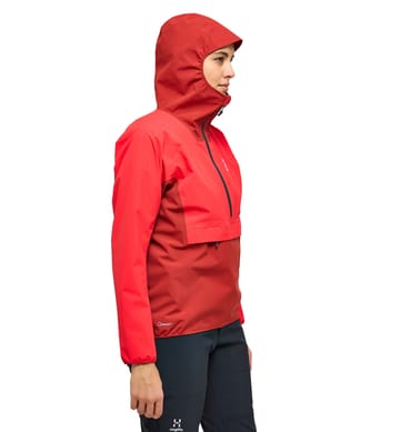 Sparv Proof Anorak Women Poppy Red/Corrosion