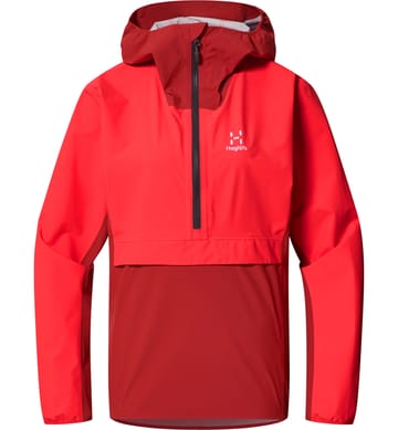 Sparv Proof Anorak Women Poppy Red/Corrosion