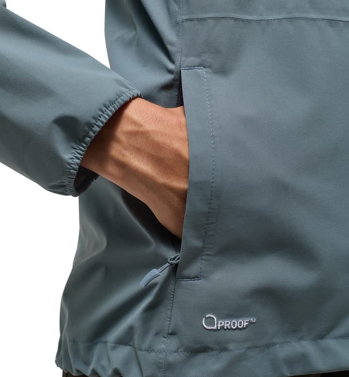 Sparv Proof Jacket Women Steel Blue