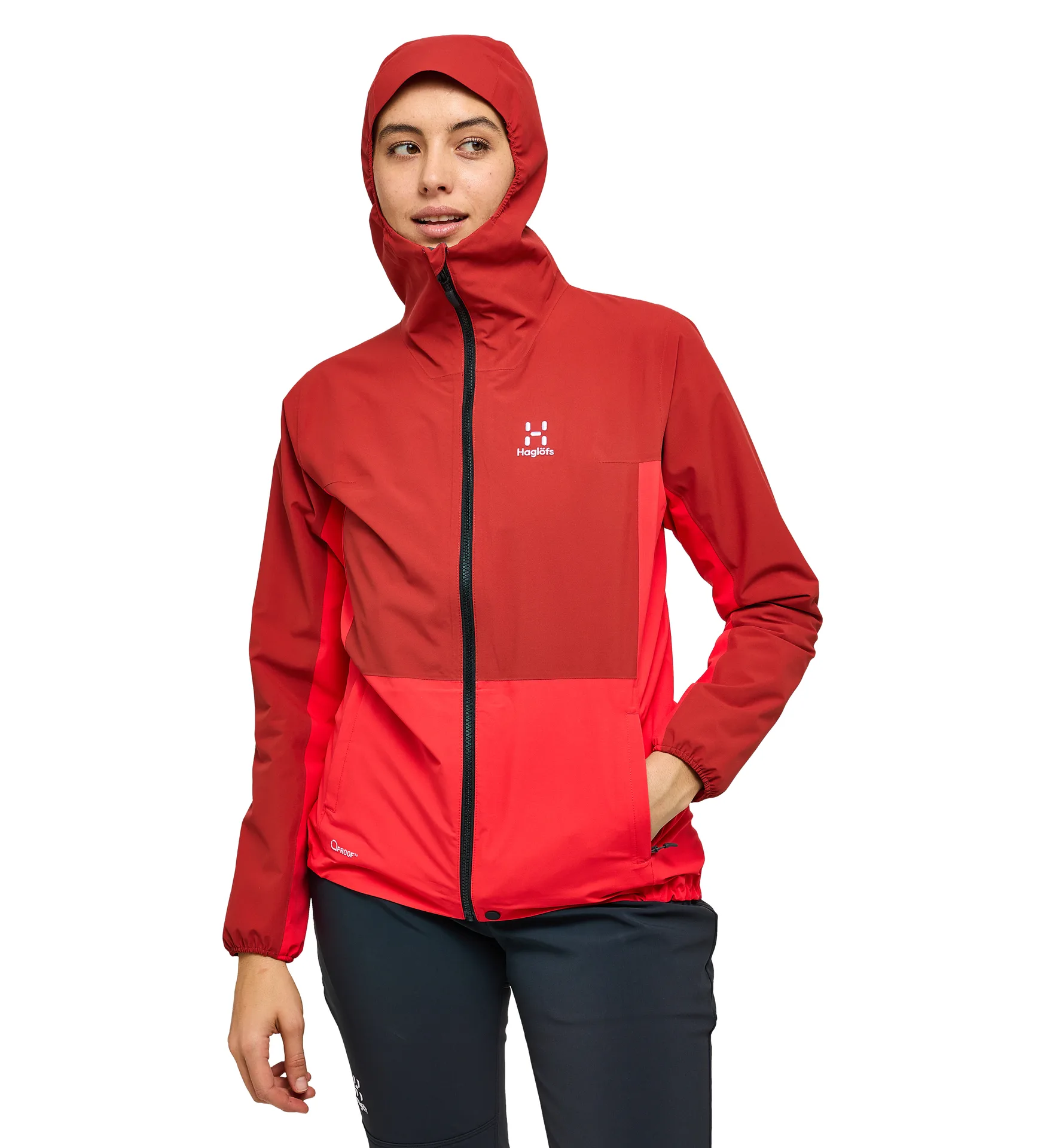 Sparv Proof Jacket Women Corrosion/Poppy Red