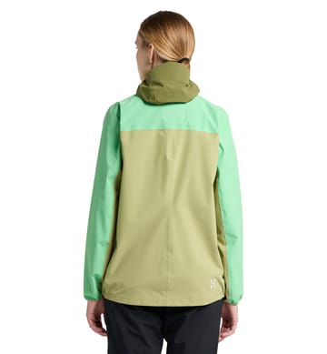 Sparv Proof Jacket Women Mint stone/Thyme green