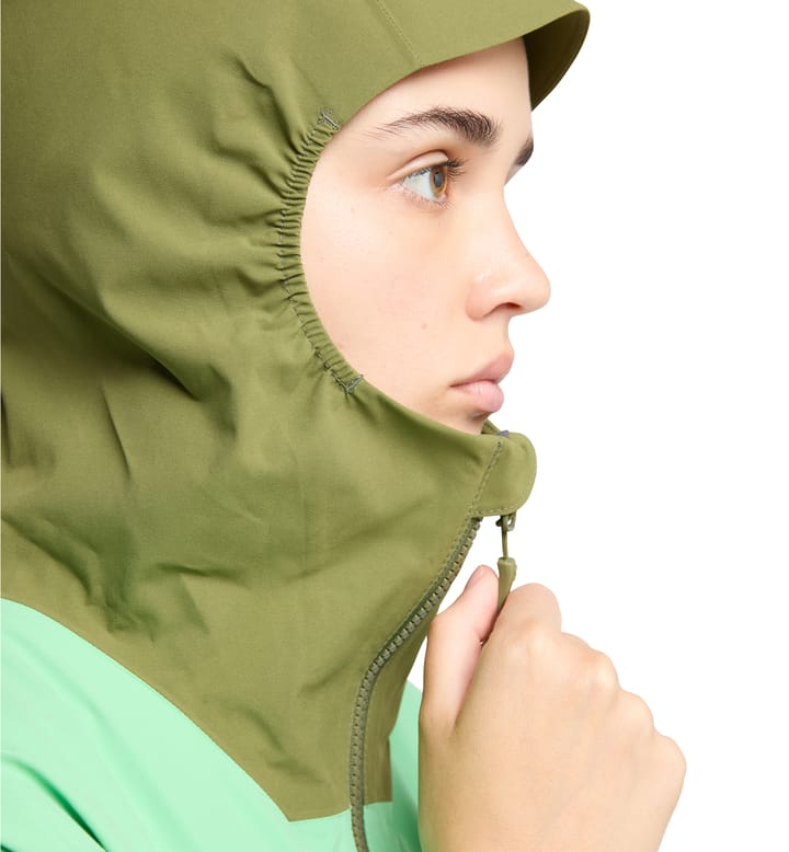 Sparv Proof Jacket Women Mint stone/Thyme green