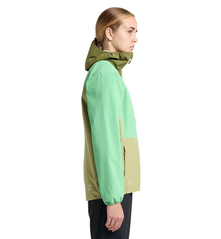 Sparv Proof Jacket Women Mint stone/Thyme green