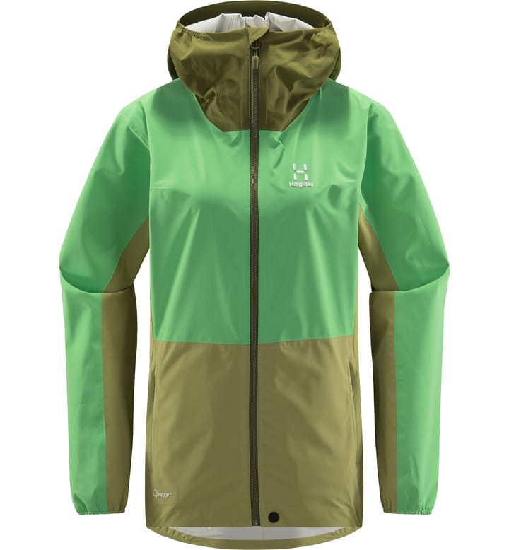 Sparv Proof Jacket Women Mint stone/Thyme green