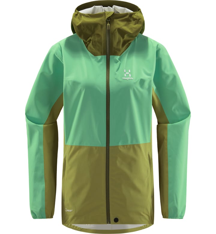 Sparv Proof Jacket Women Mint stone/Thyme green