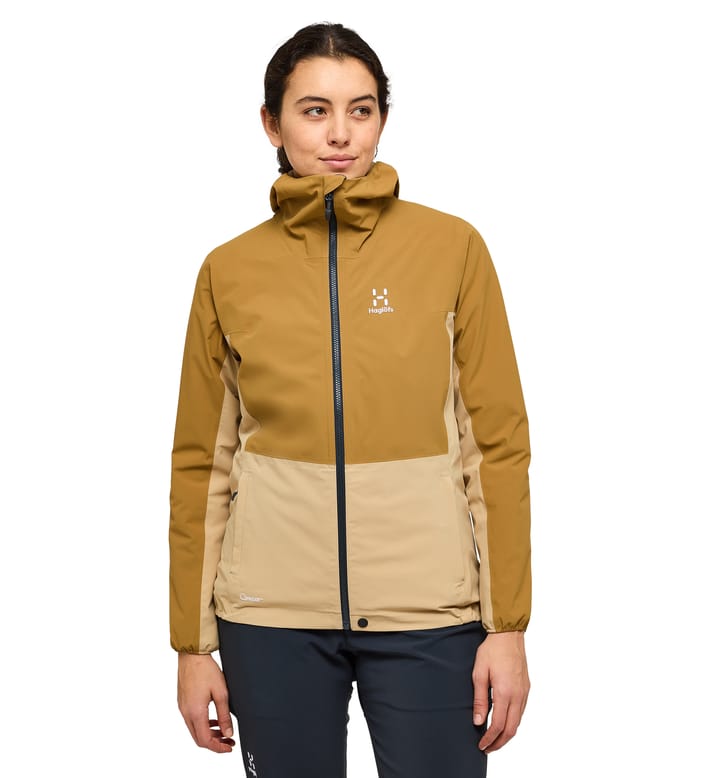 Sparv Proof Jacket Women Cinnamon Brown/Sand