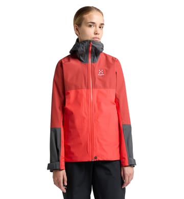 Finch Proof Jacket Women Poppy red/Corrosion