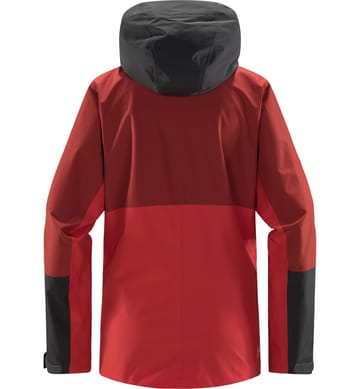 Finch Proof Jacket Women Poppy red/Corrosion