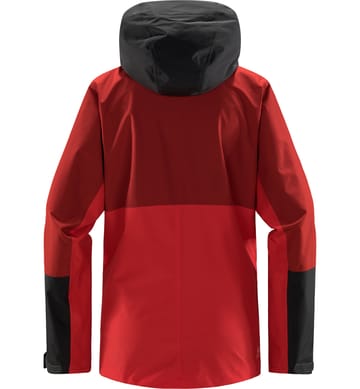 Finch Proof Jacket Women Poppy red/Corrosion