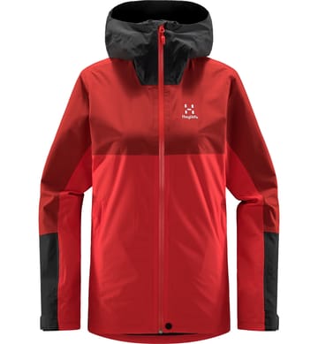 Finch Proof Jacket Women Poppy red/Corrosion