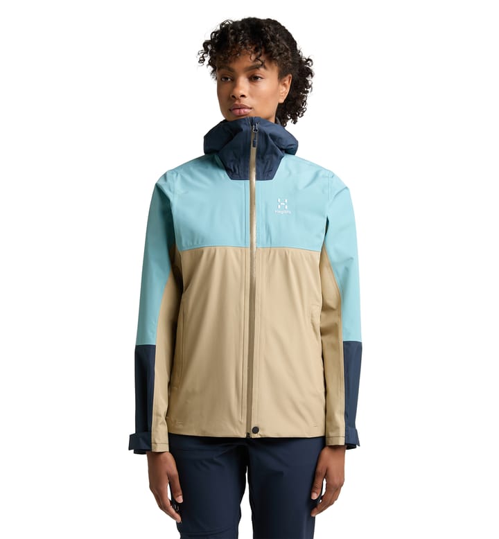 Finch Proof Jacket Women Sand/Frost blue