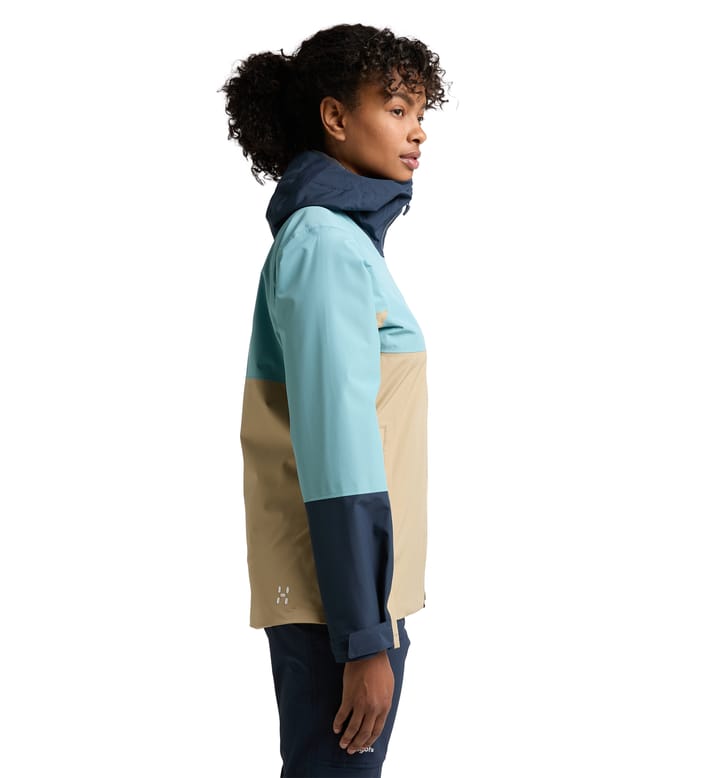 Finch Proof Jacket Women Sand/Frost blue