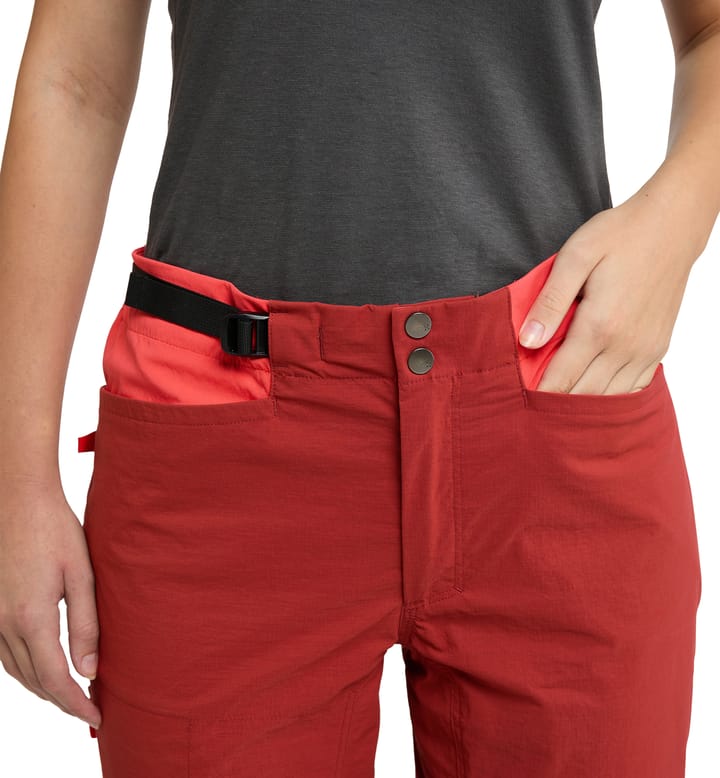 Roc Spitz Shorts Women Corrosion/Poppy red