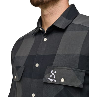 Timmer Shirt Men True Black/Magnetite