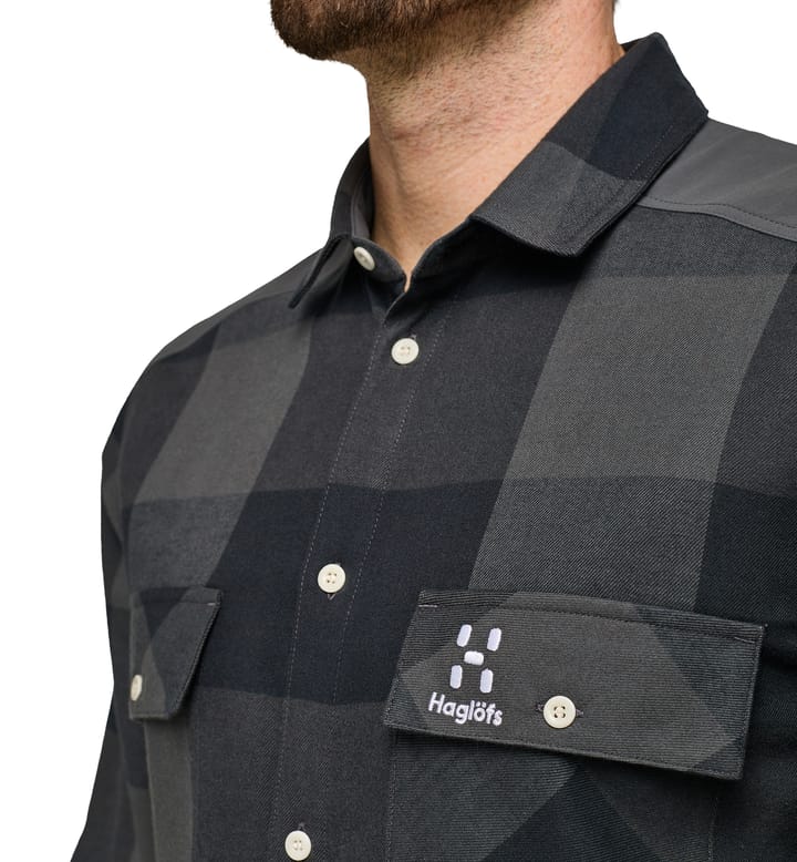 Timmer Shirt Men True Black/Magnetite Timmer Shirt Men True Black/Magnetite