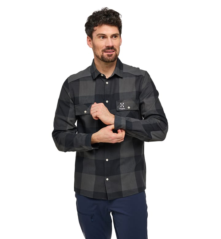 Timmer Shirt Men True Black/Magnetite Timmer Shirt Men True Black/Magnetite