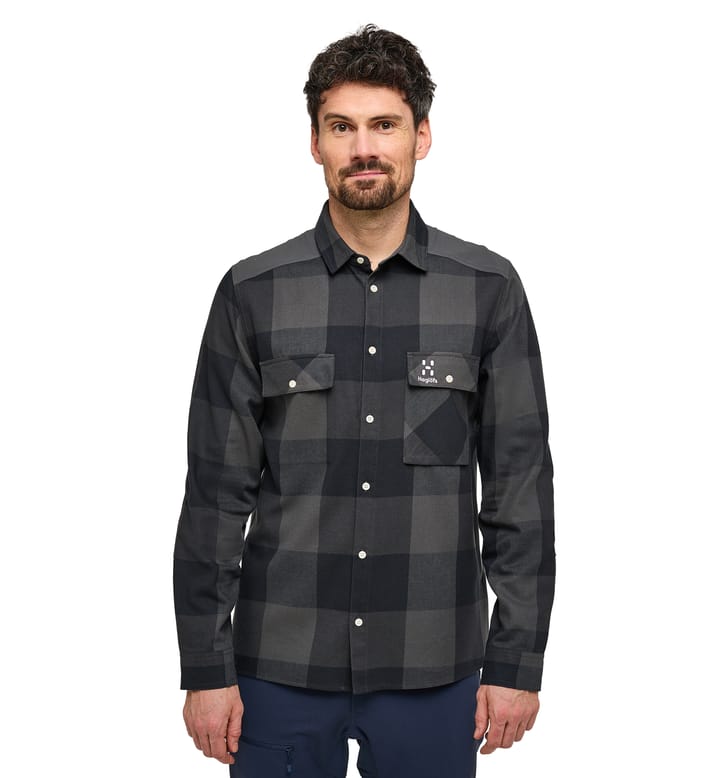 Timmer Shirt Men True Black/Magnetite Timmer Shirt Men True Black/Magnetite