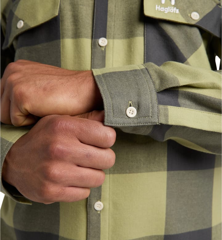 Timmer Shirt Men Thyme Green/Magnetite