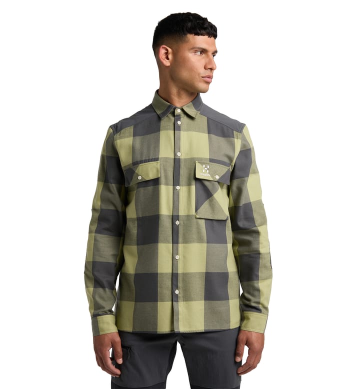 Timmer Shirt Men Thyme Green/Magnetite