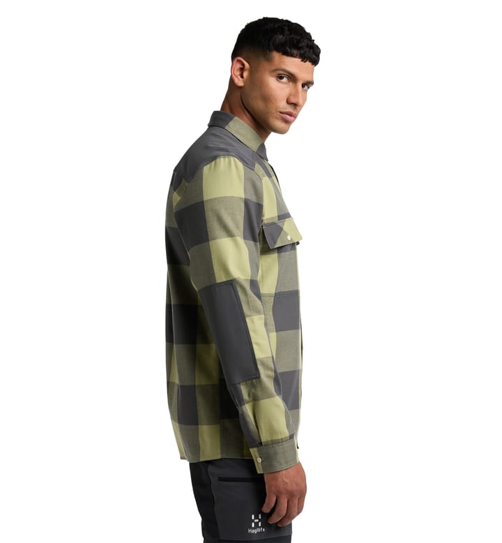 Timmer Shirt Men Thyme Green/Magnetite