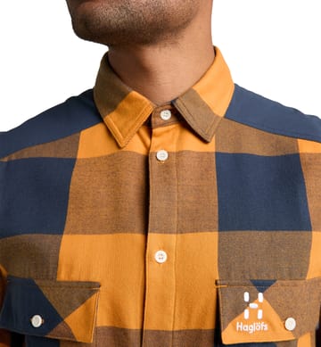 Timmer Shirt Men Desert yellow/Tarn blue