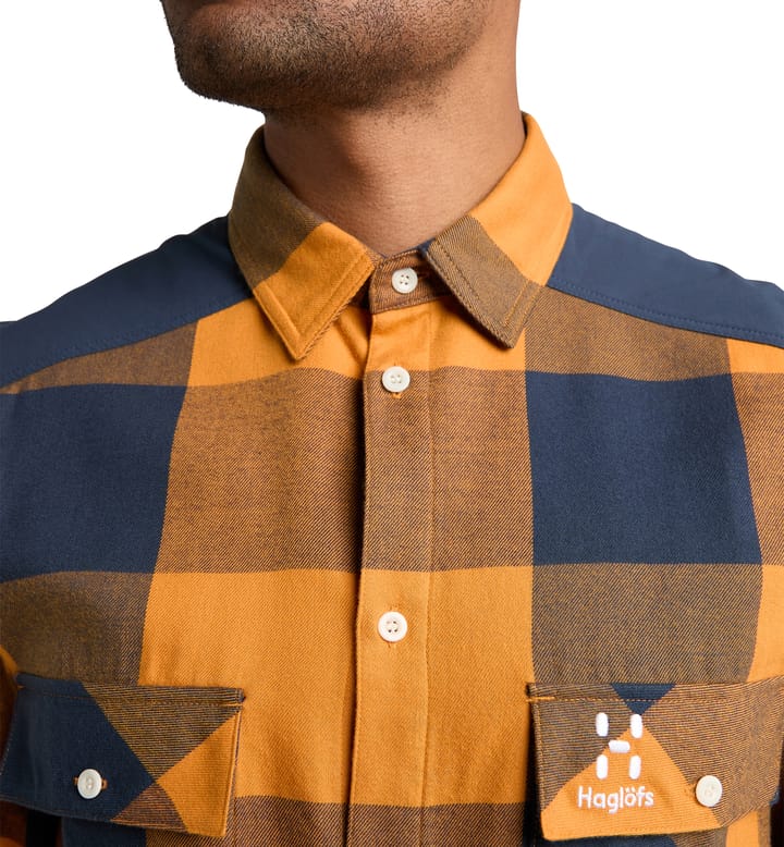 Timmer Shirt Men Desert Yellow/Tarn Blue