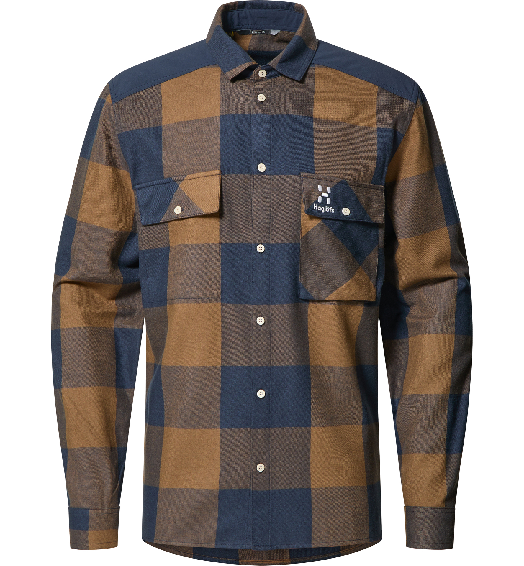 Timmer Shirt Men | Teak Brown/Tarn blue | Outlet | Outlet
