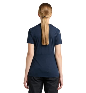 L.I.M Crux Tee Women Tarn Blue